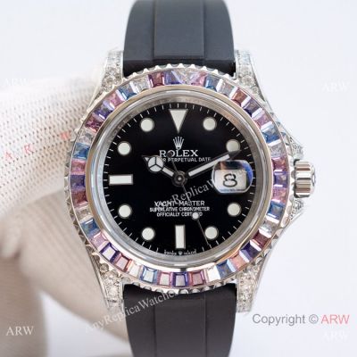 Rolex Yacht-Master 40 Rainbow VRF 3135 Watch Super Clone